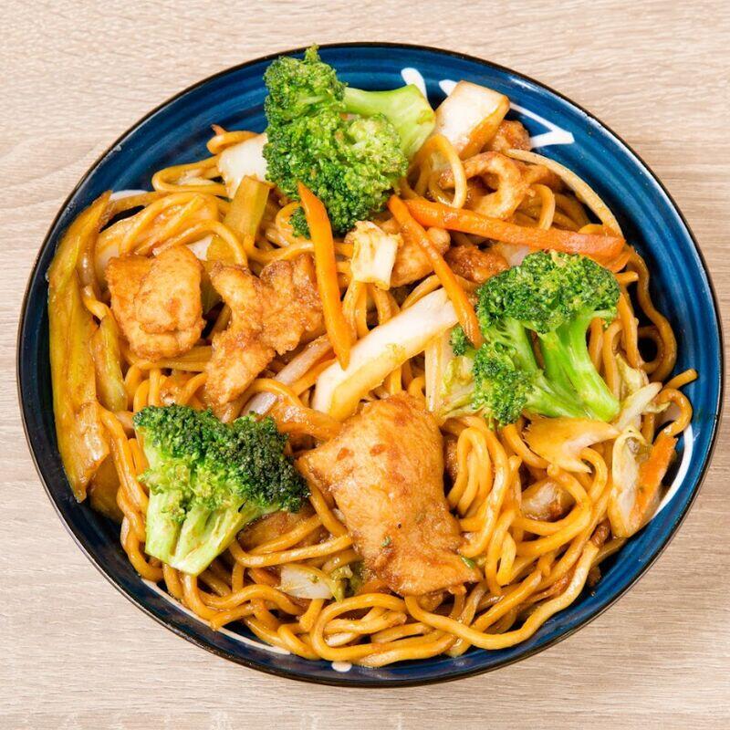 Chicken Pan Fried Lo Mein