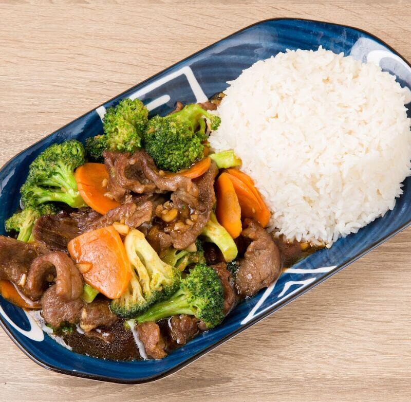 Beef Broccoli Over Rice