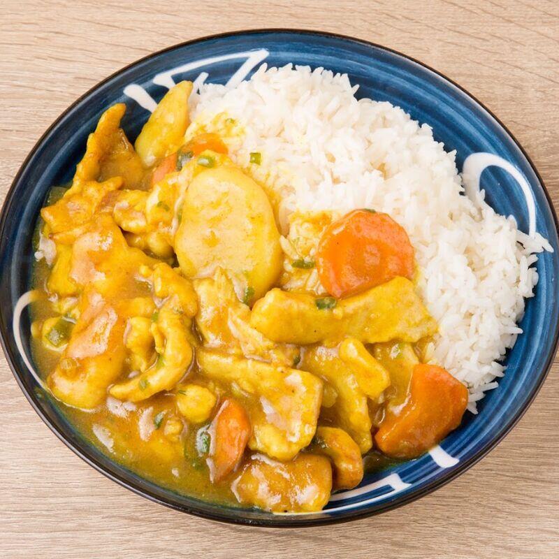 Curry Chicken Over Rice